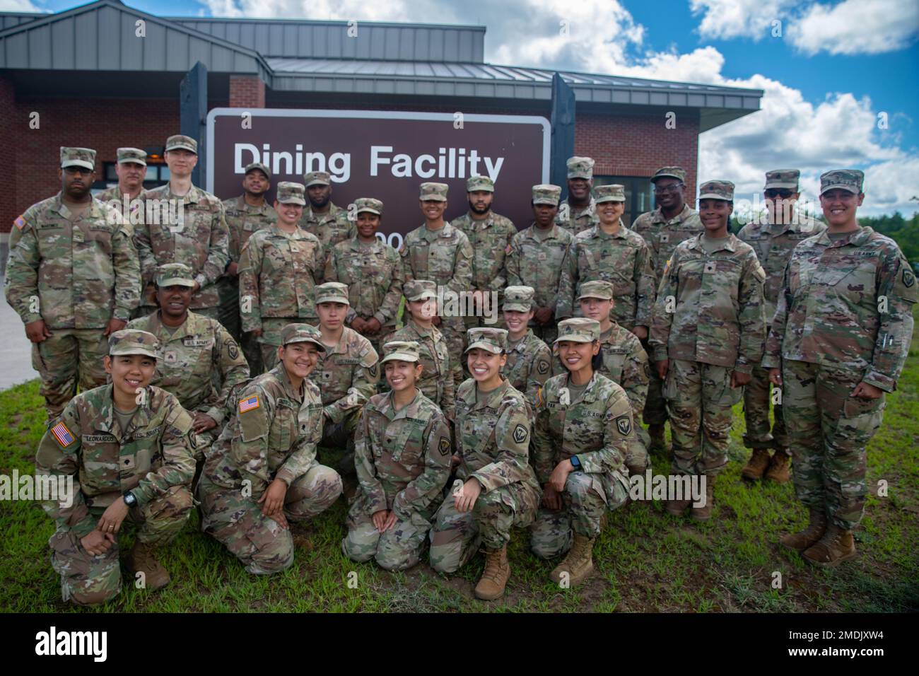 Group Photo of the 902nd Field Feeding Platoon, 42nd Regional Support