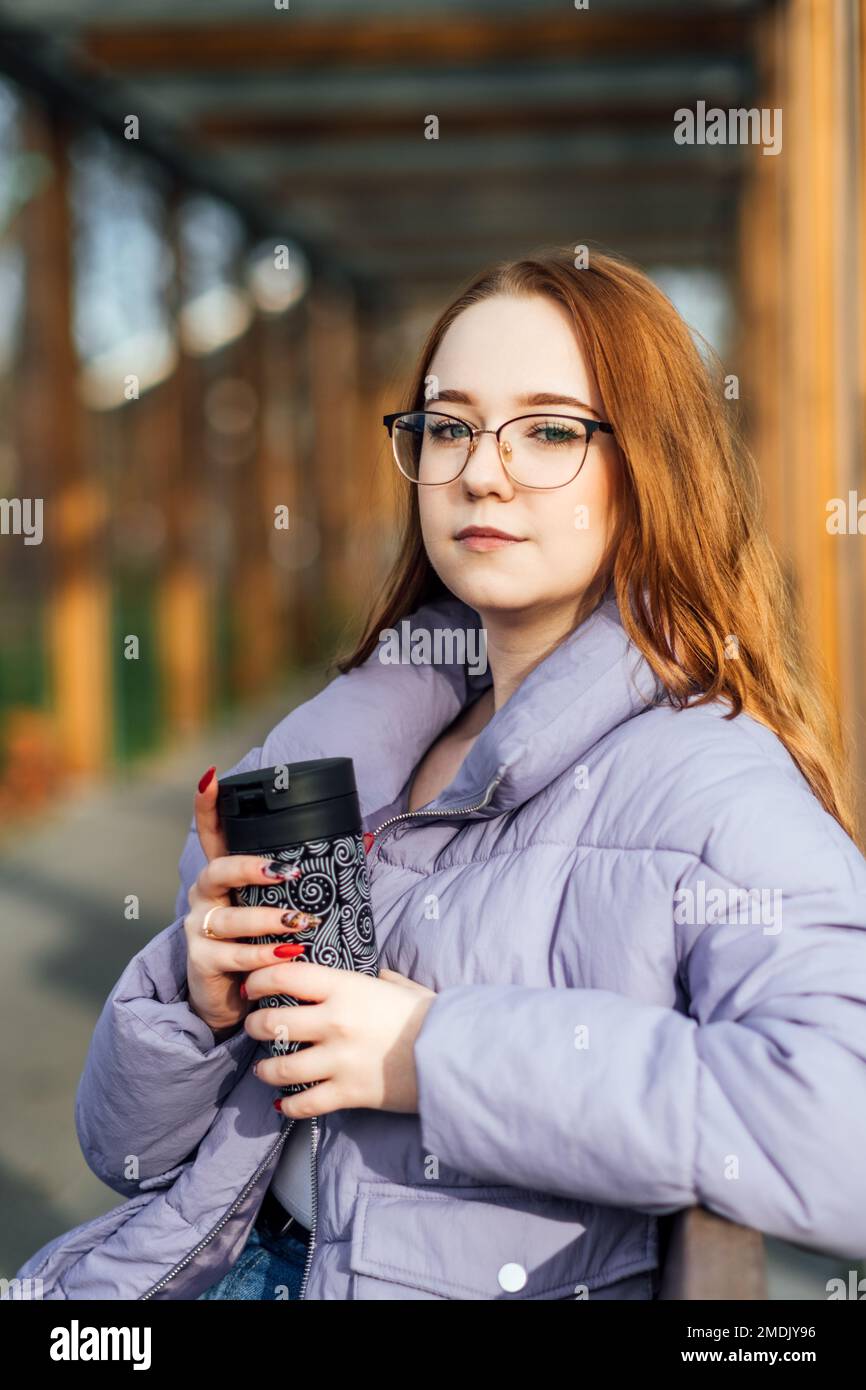 Candid portrait curly redhead woman hi-res stock photography and images ...