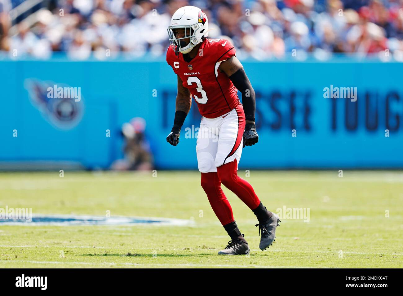 Arizona Cardinals safety Budda Baker (3) warms up before an NFL football  game against the New Orleans Saints, Thursday, Oct. 20, 2022, in Glendale,  Ariz. (AP Photo/Rick Scuteri Stock Photo - Alamy