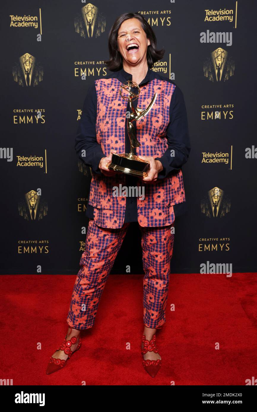 Kristen Johnson, winner of the Emmy for outstanding directing for a