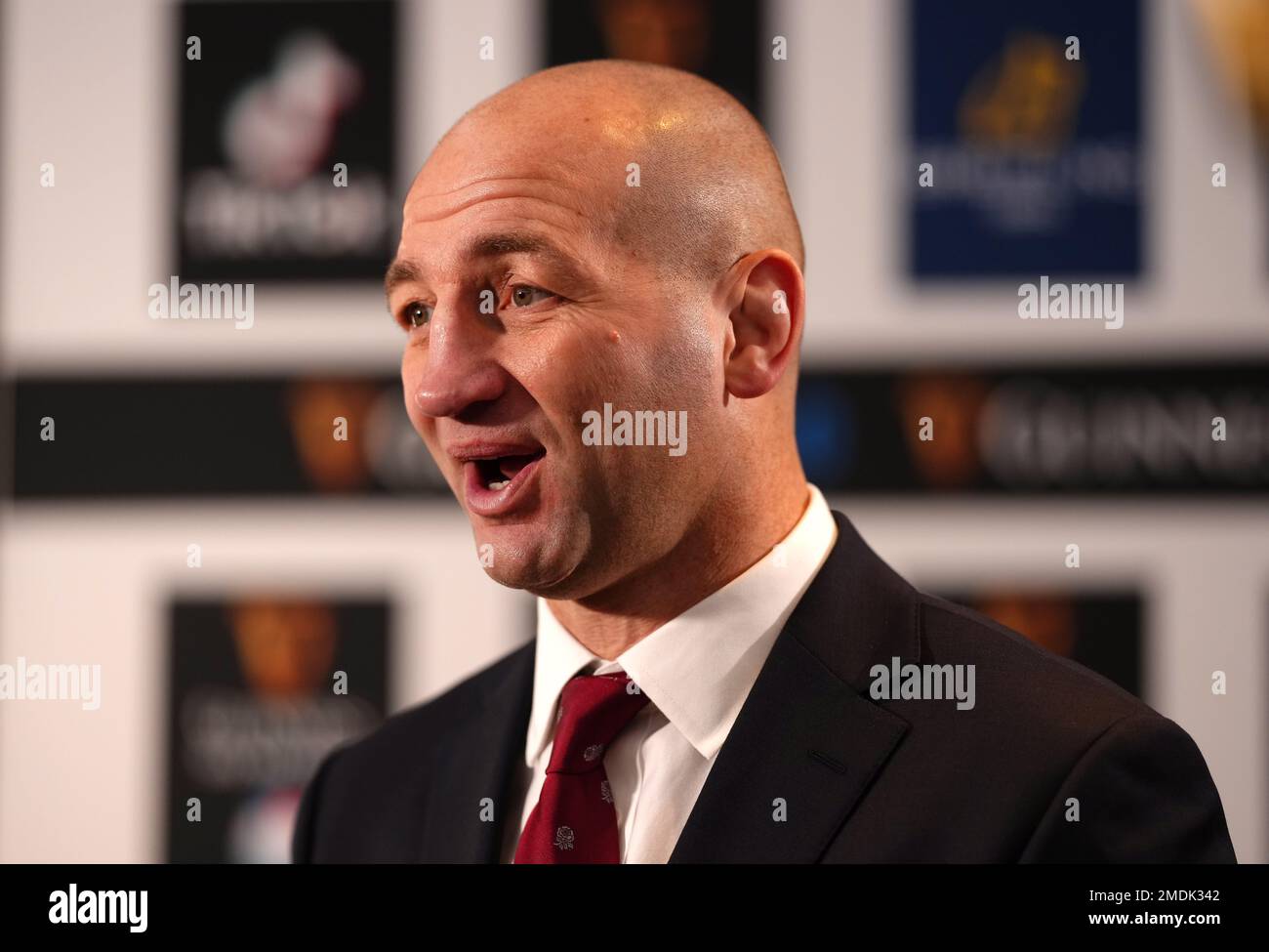 England Head Coach Steve Borthwick During The Guinness Six Nations Launch At County Hall London 