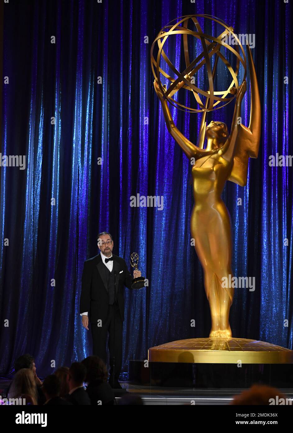 Nik Ranieri accepts the Emmy for outstanding individual achievement in ...