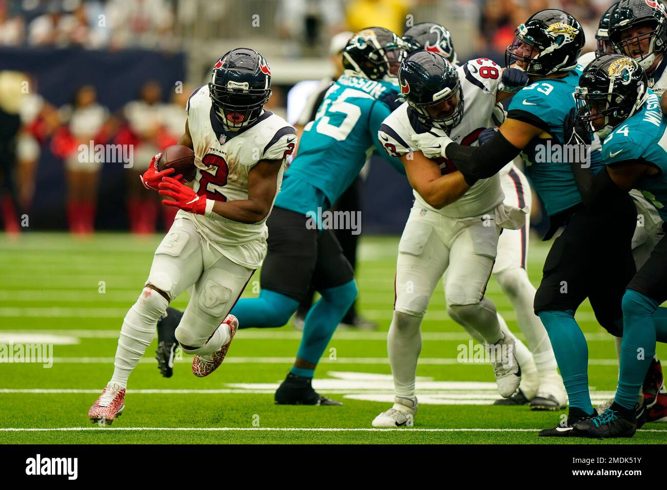 Texans RB Mark Ingram II Gets the Mic in Victory Over the Jags