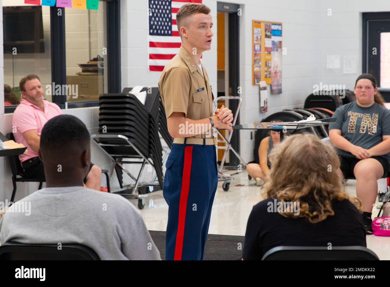 U.S. Marine Capt. Nicholas Riggs, the executive officer for Marine ...