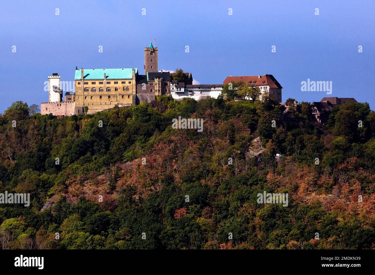 Wartburg Castle in the Thuringian Forest, Germany, Thueringen, Eisenach Stock Photo