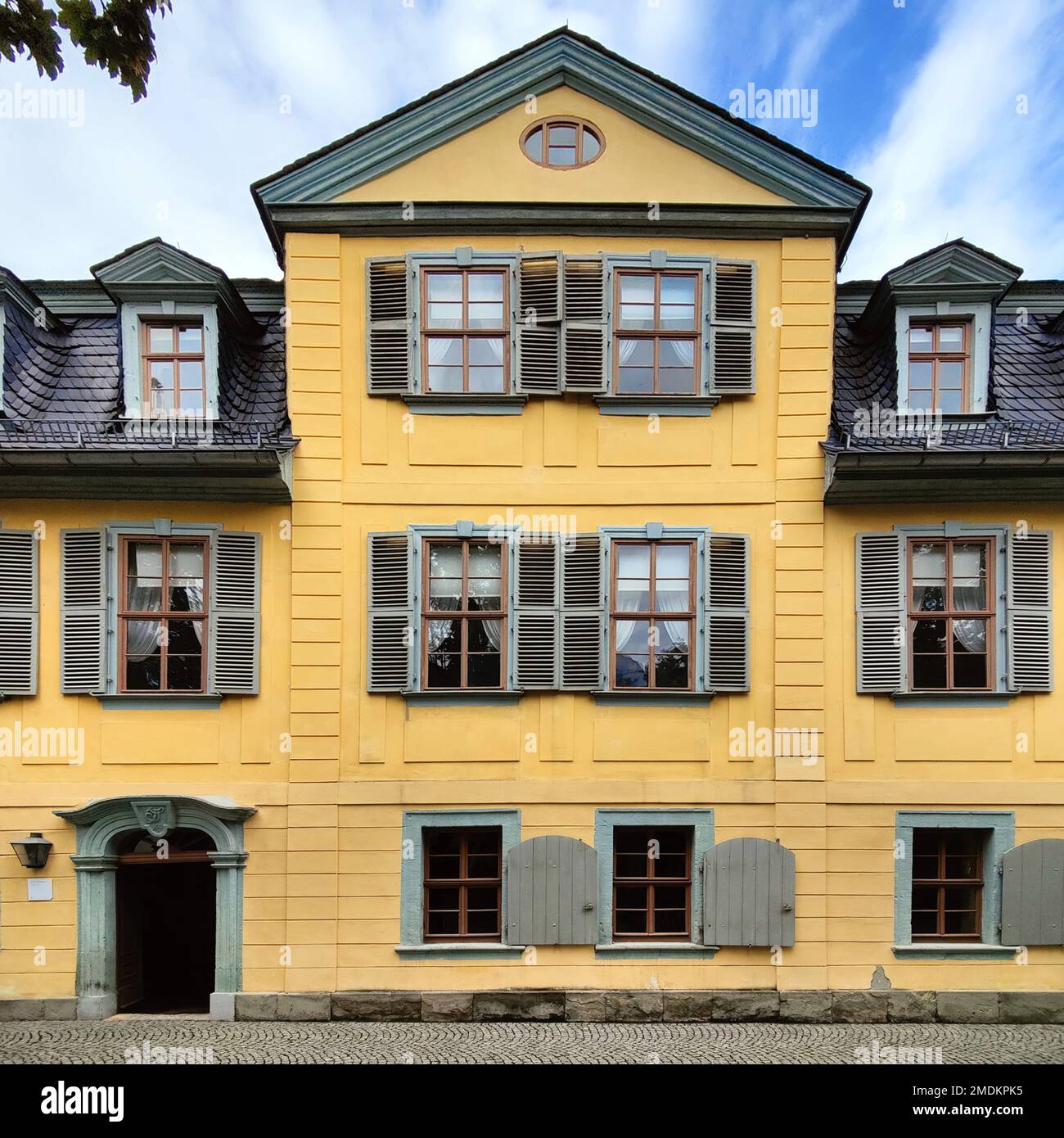 Friedrich Schiller's house, Schiller-Haus, Klassik Stiftung Weimar, Germany, Thueringen, Weimar Stock Photo