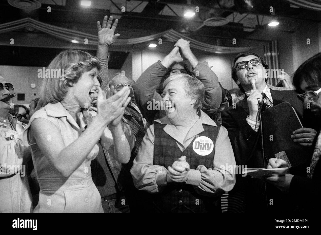 Democrat Dixy Lee Ray was the center of attention in a victory party at ...