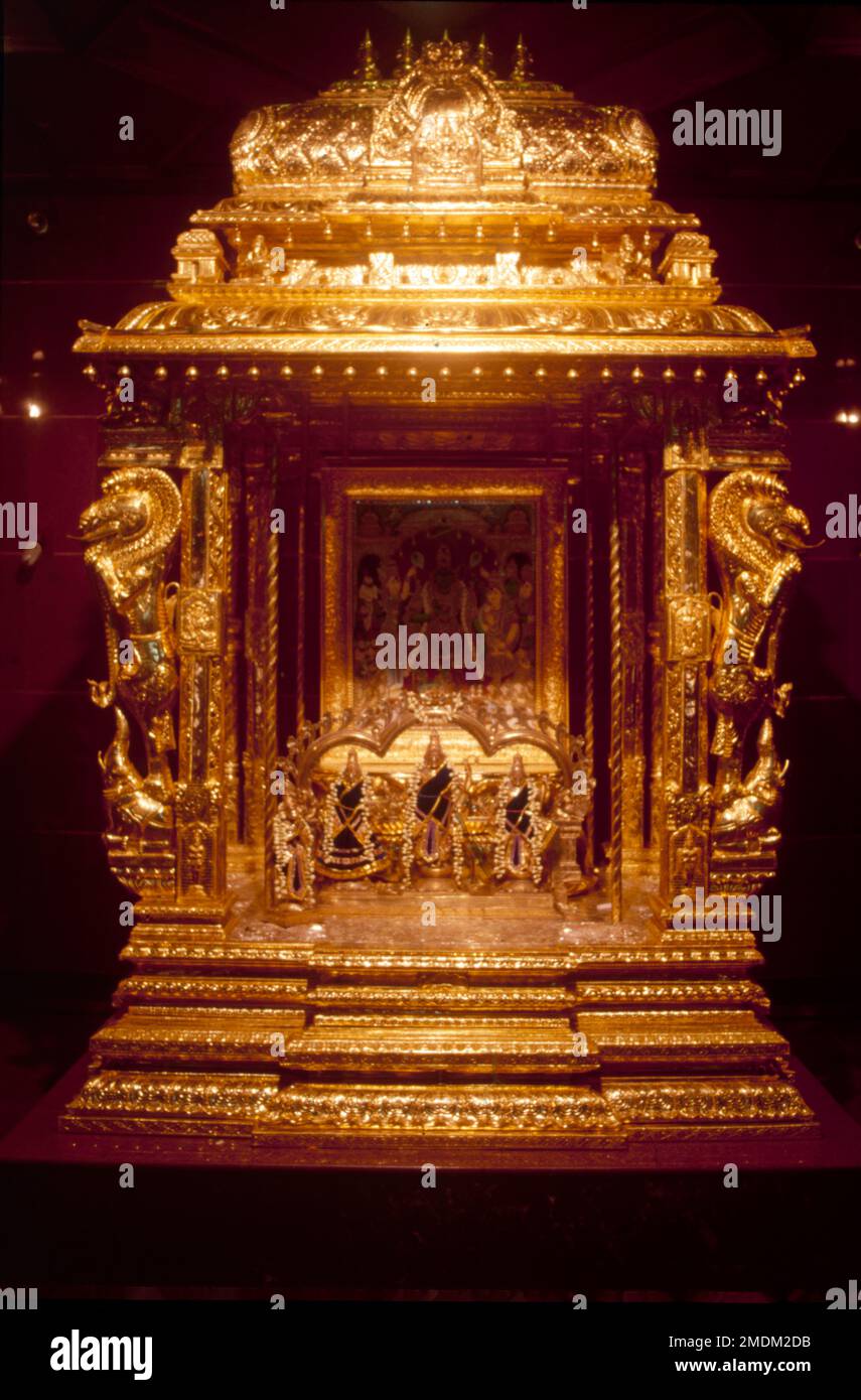 Private Temple in Gold Stock Photo - Alamy