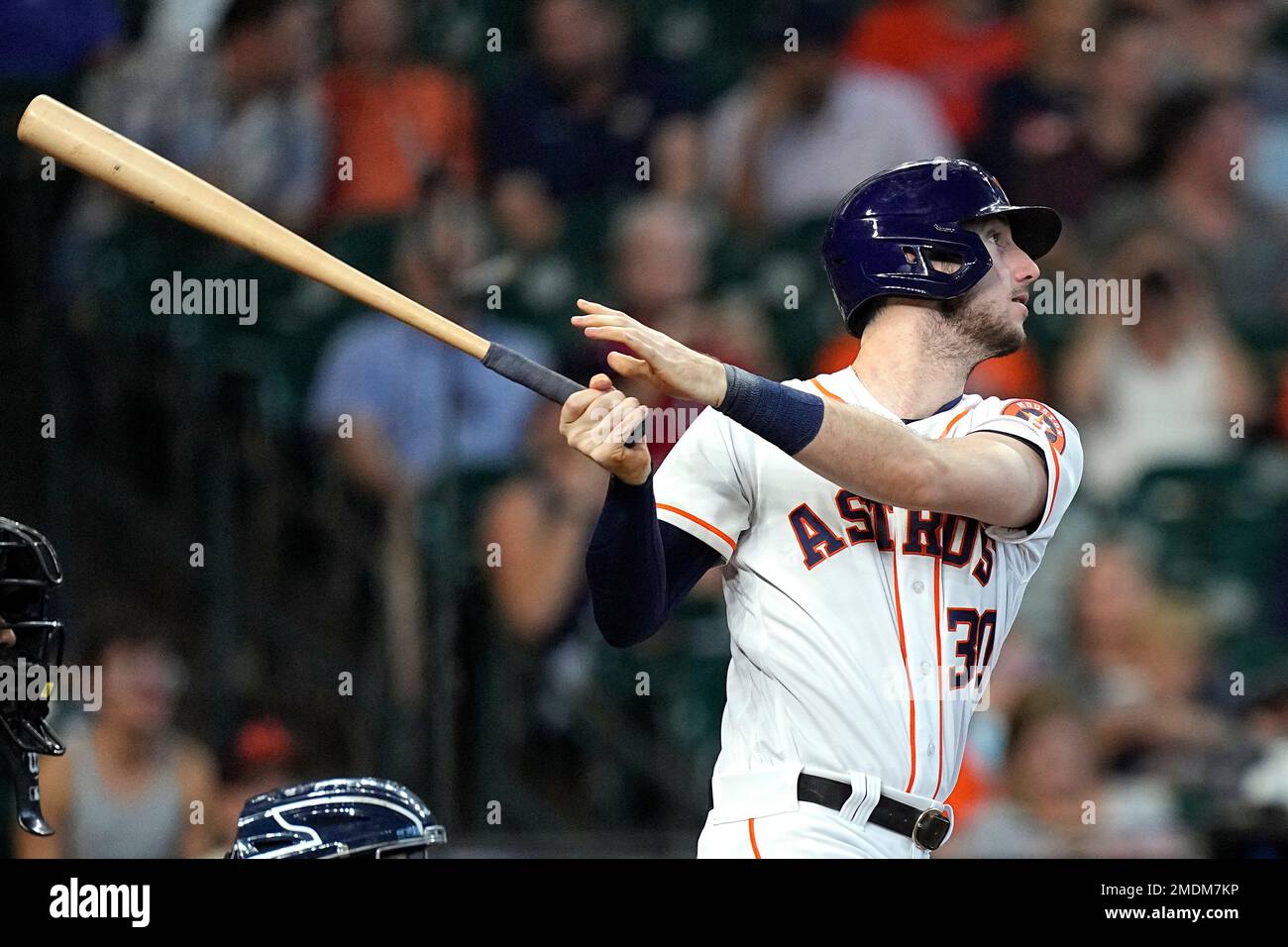 Houston Astros right fielder Kyle Tucker (30) batting in the bottom of the  eighth inning of the MLB game between the Houston Astros and the Seattle Ma  Stock Photo - Alamy