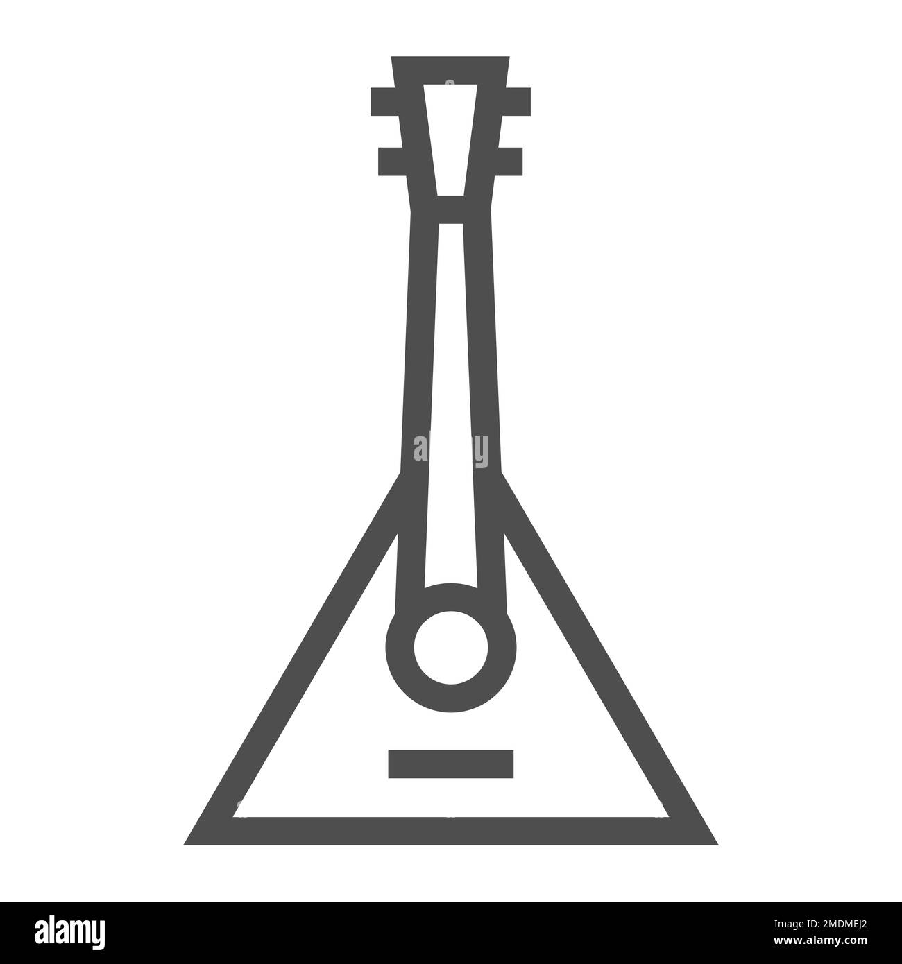 Balalaika line icon, music and national, instrument sign, vector ...