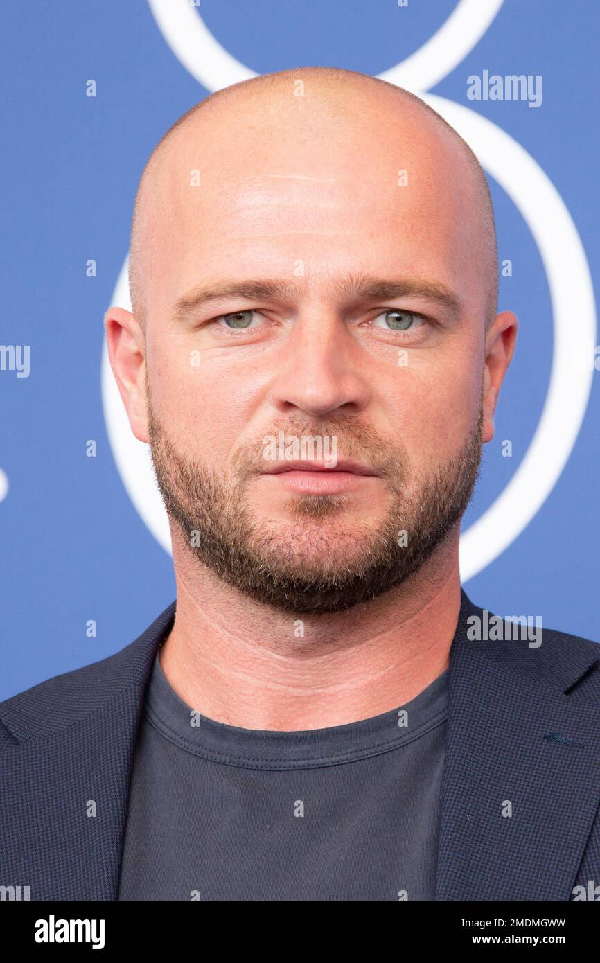 Andriy Rymaruk poses for photographers at the photo call of the film