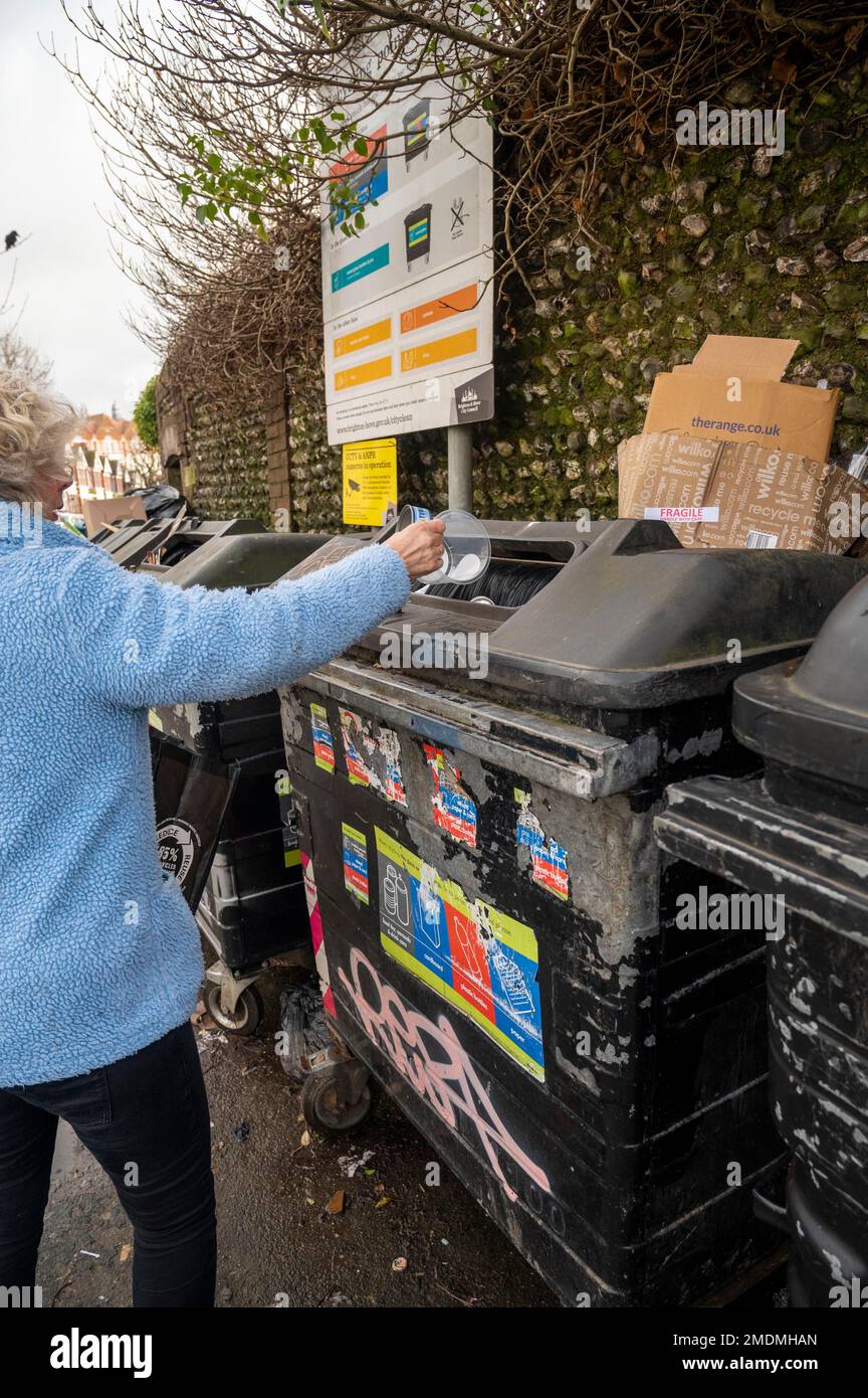 Domestic household waste bins hi-res stock photography and images - Alamy