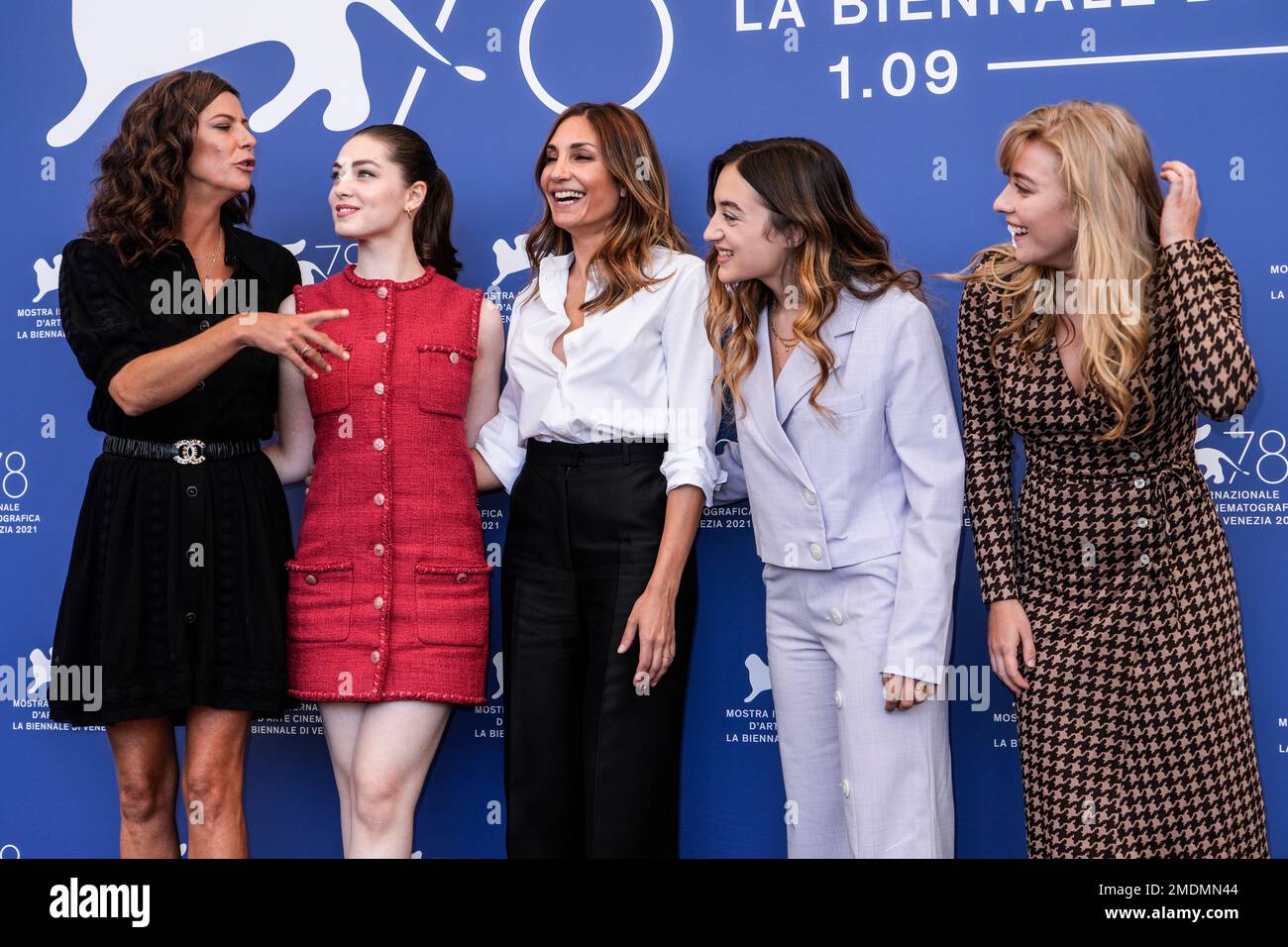 Anna Mouglalis, from left, Anamaria Vartolomei, Audrey Diwan, Luana