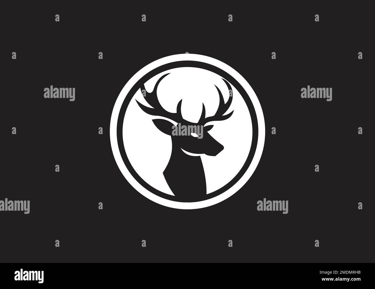 this is deer logo design Stock Vector Image & Art Alamy