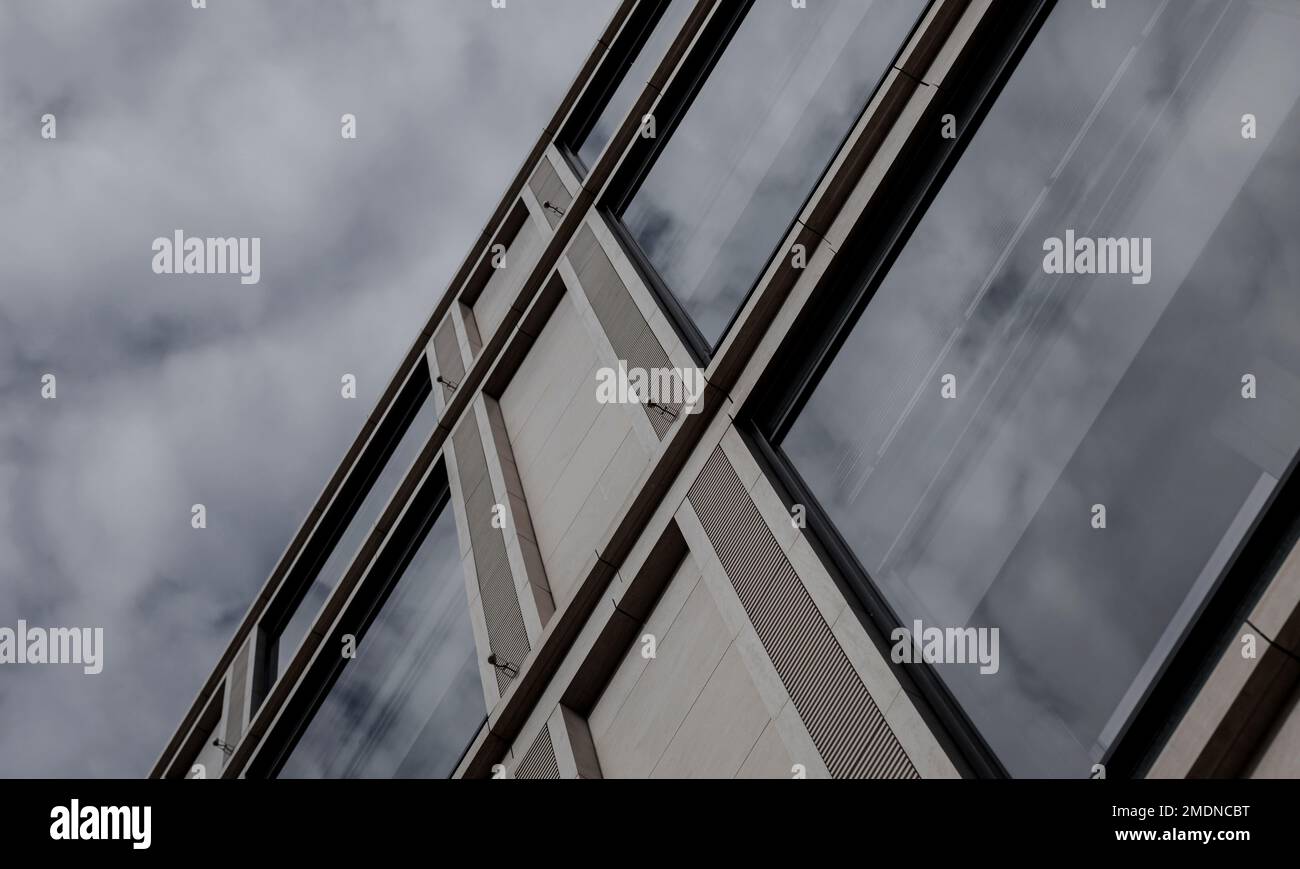 Modern glass office architecture. modern building Stock Photo - Alamy
