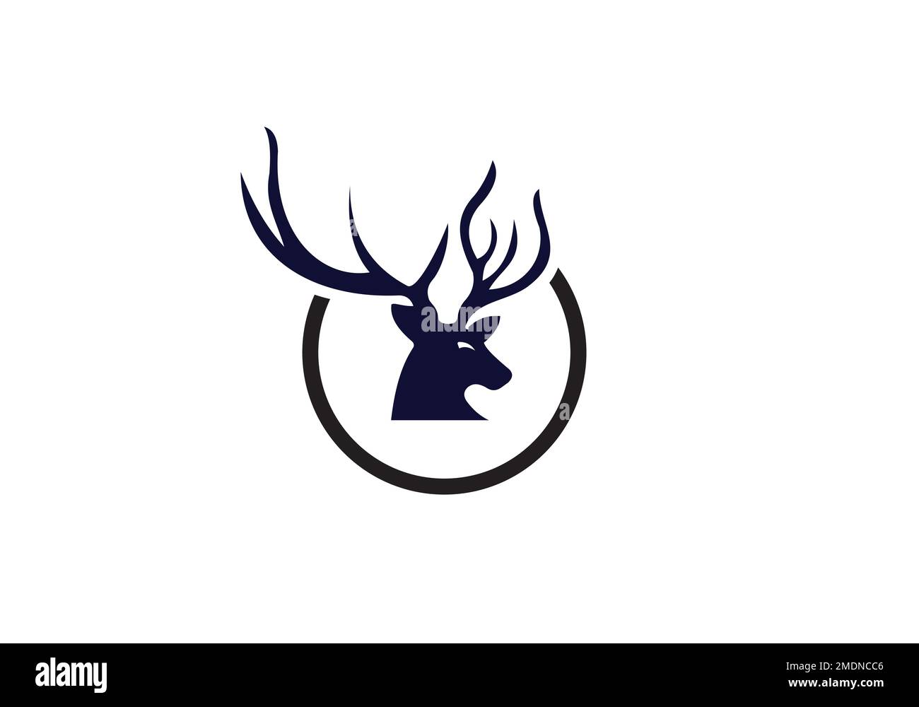 Deer vectors hi-res stock photography and images - Alamy
