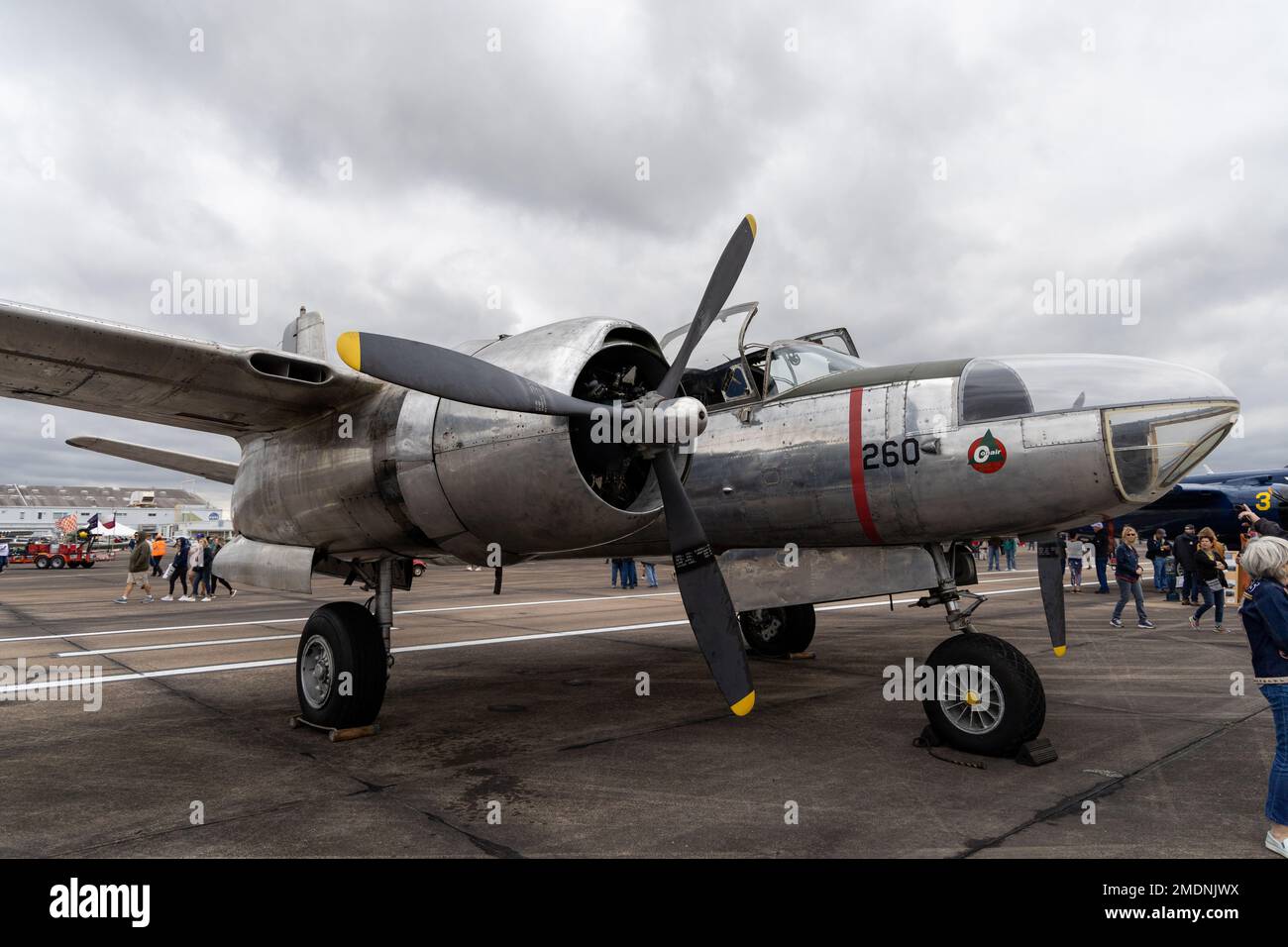 Wings Over Houston airshow, Martin B26 Marauder Stock Photo Alamy
