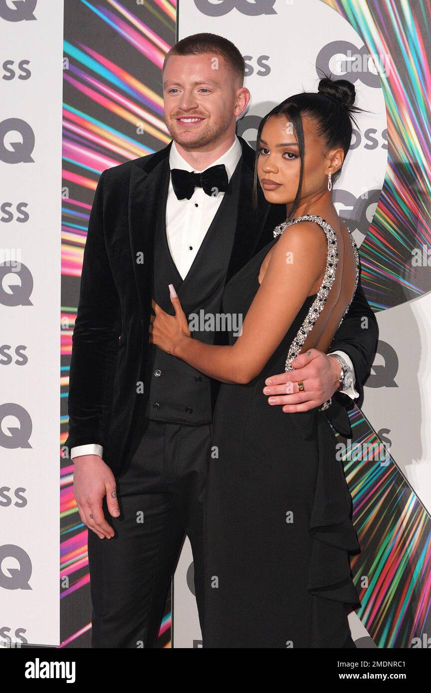adam-peaty-and-eirianedd-munro-attend-gq-men-of-the-year-awards-tate