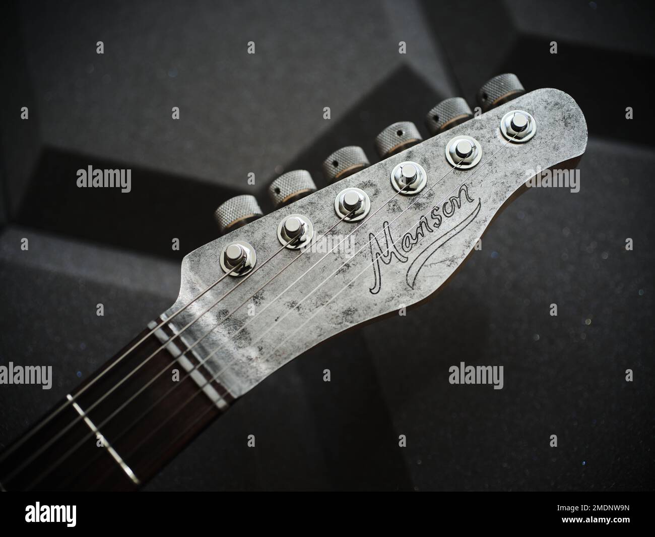 Manson Guitar Works Matt Bellamy DL0R electric guitar Stock Photo Alamy
