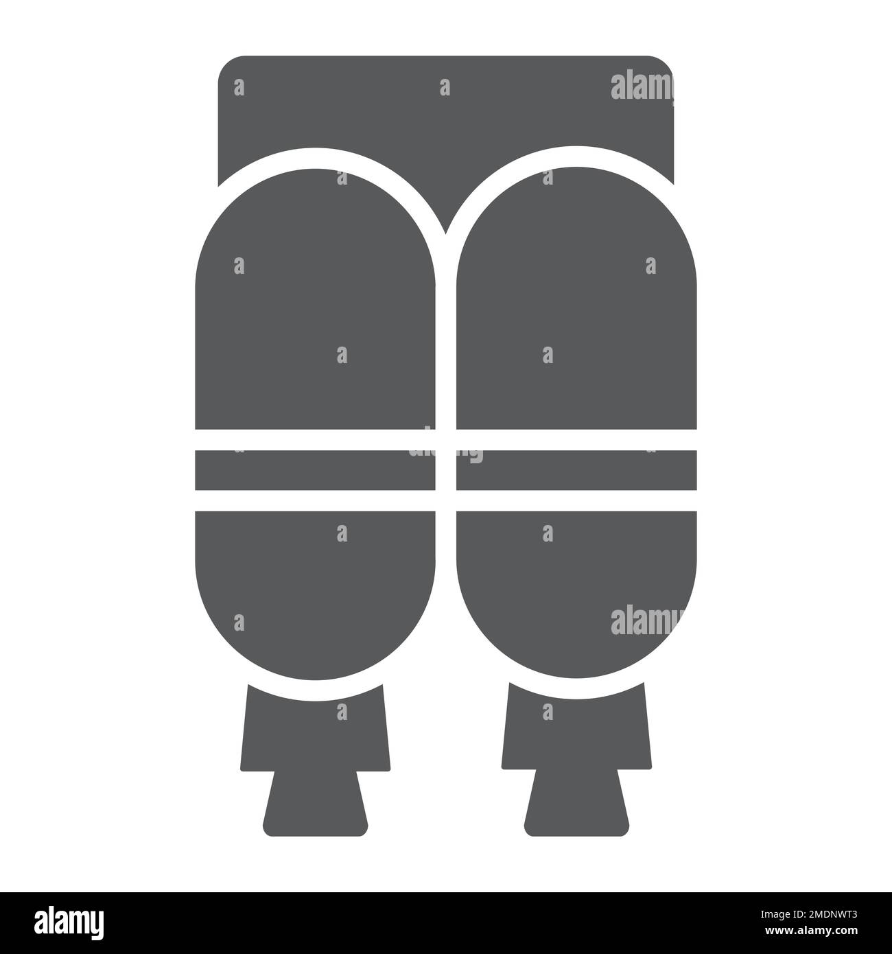Jetpack glyph icon, astronomy and technology, space transport sign, vector graphics, a solid pattern on a white background, eps 10. Stock Vector