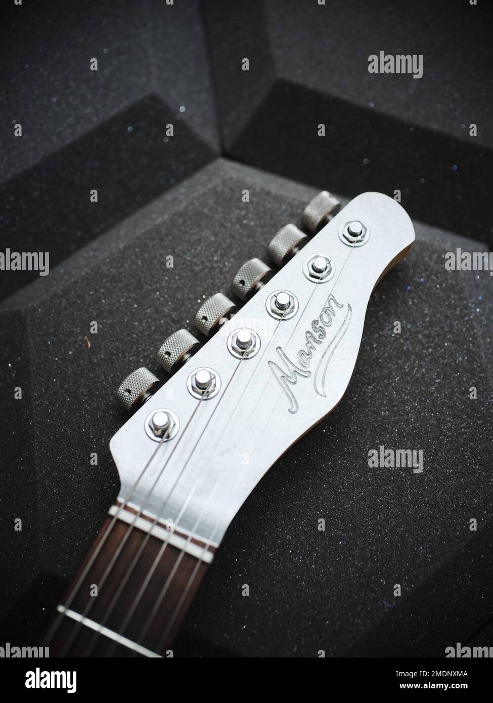 Manson Guitar Works Matt Bellamy DL0R electric guitar Stock Photo Alamy