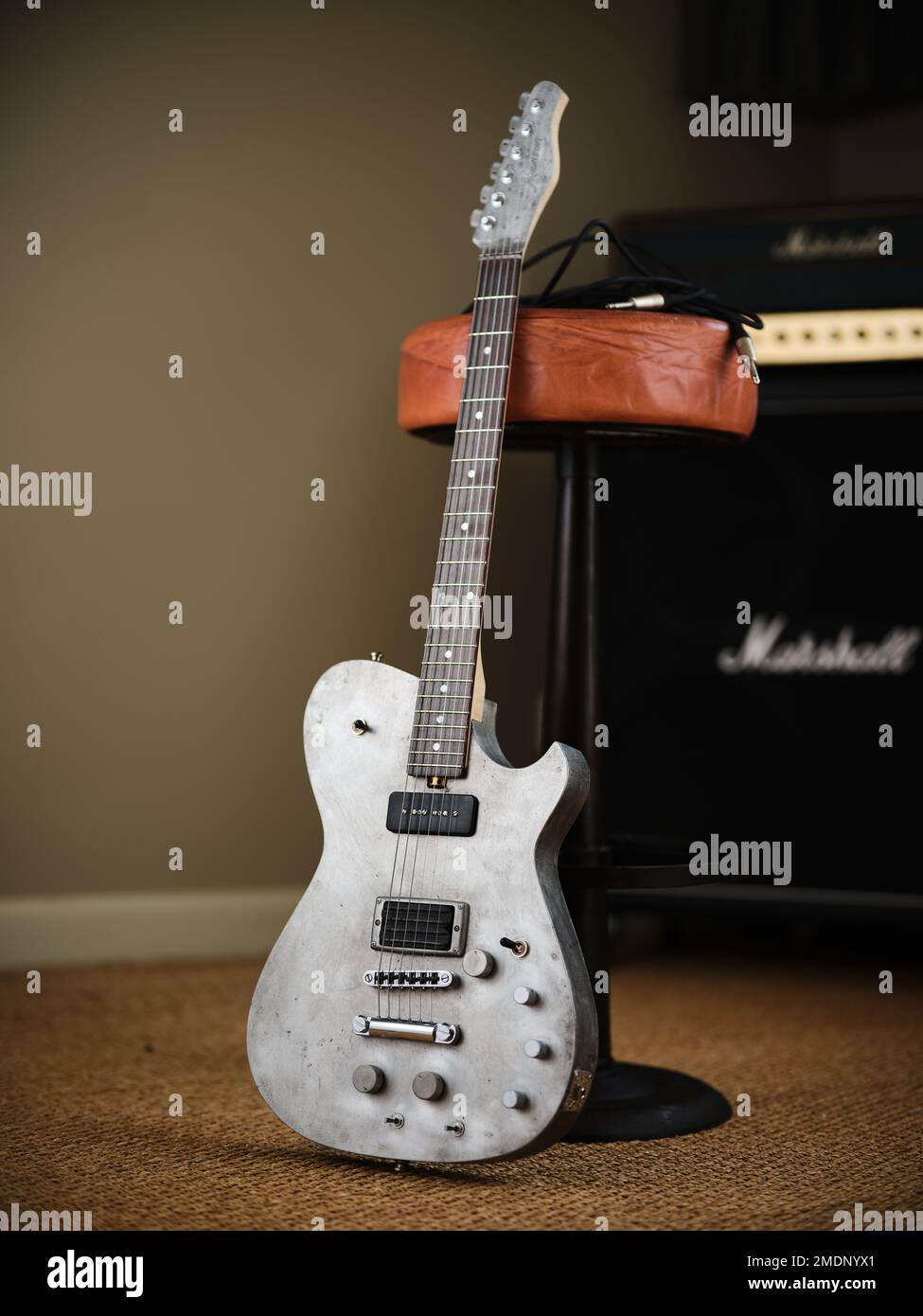 Manson Guitar Works Matt Bellamy DL0R electric guitar Stock Photo Alamy