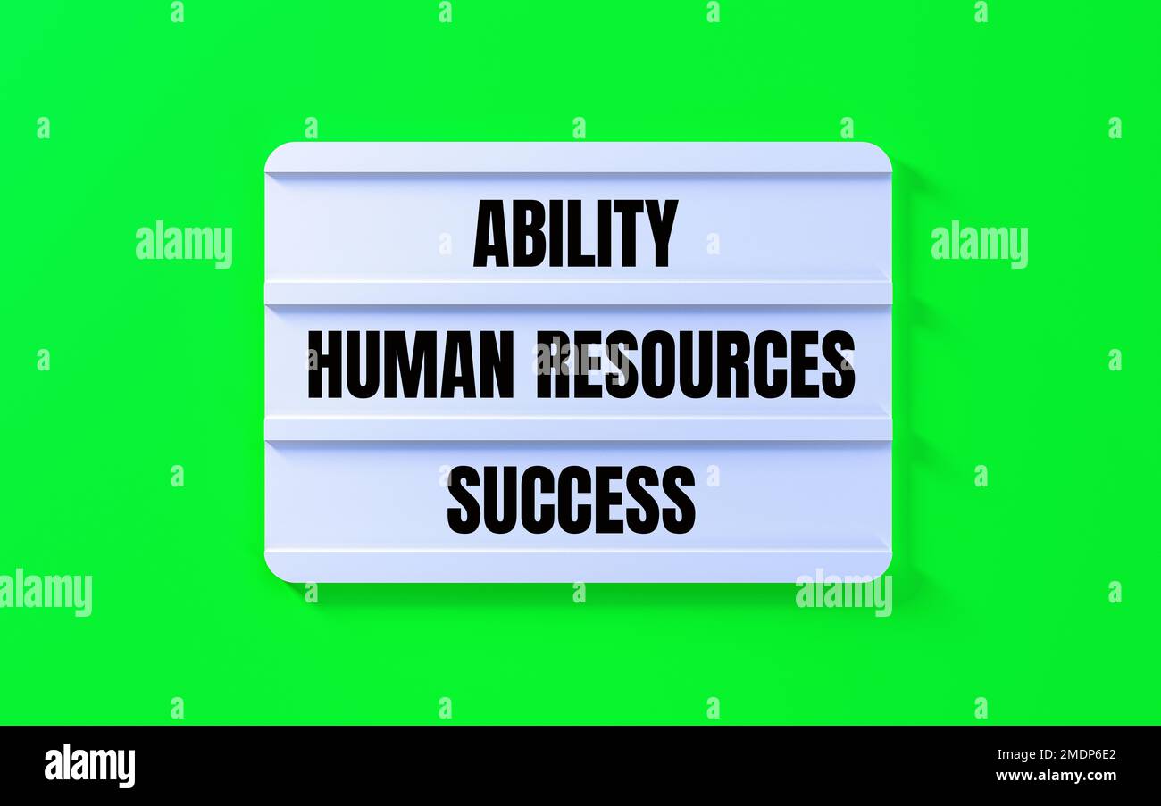 ability concept Stock Photo
