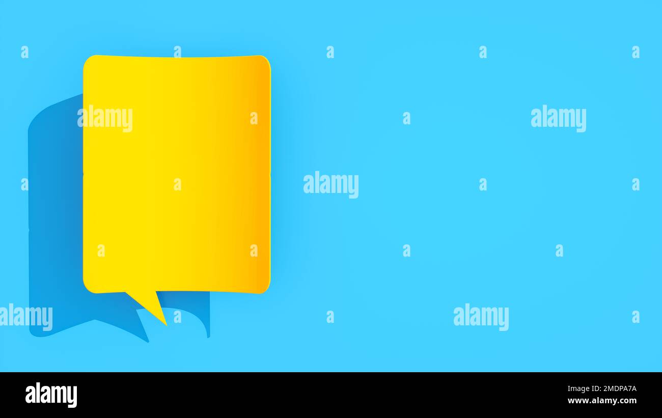 speech bubble and think concept Stock Photo - Alamy