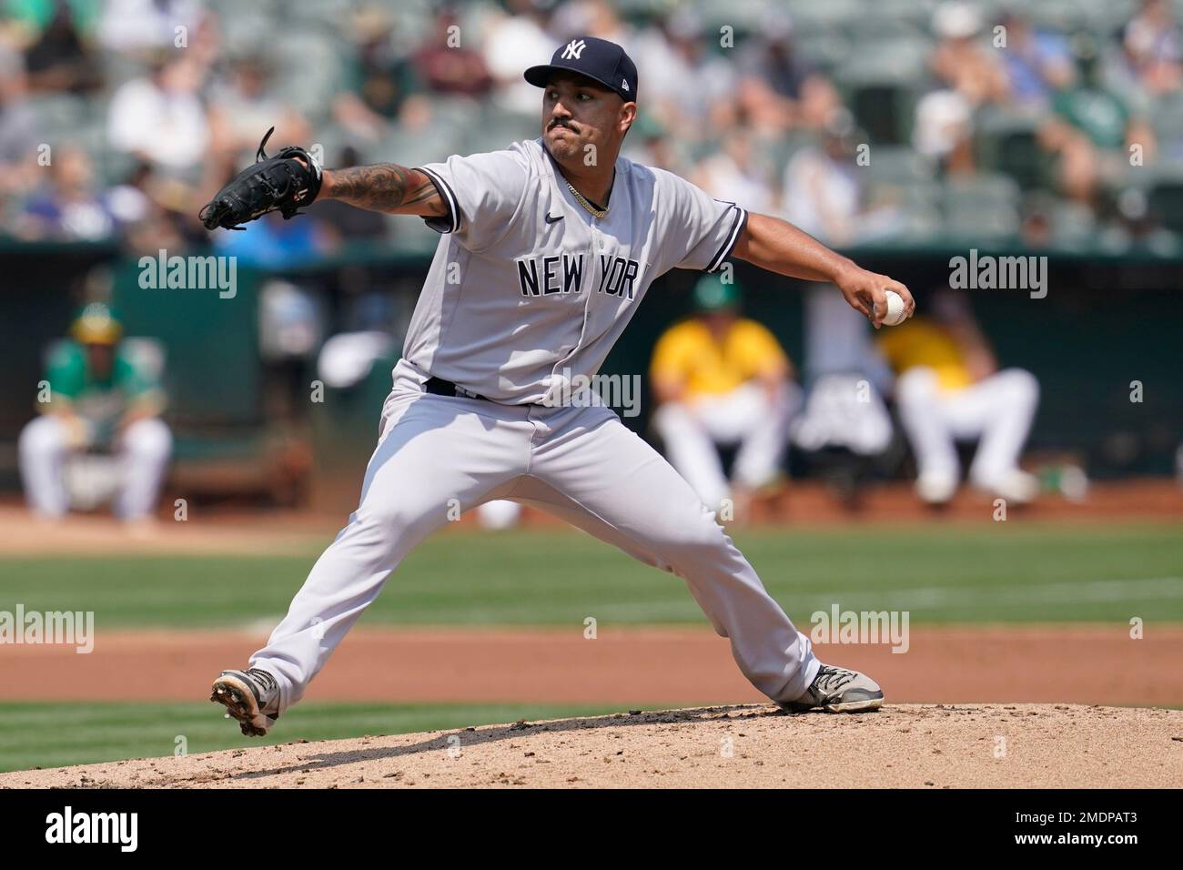 April 29 20261: New York first baseman Nestor Cortes (65) throws a pitch  during the game with New York Yankees and Kansas City Royals held at  Kauffman Stadium in Kansas City Mo.