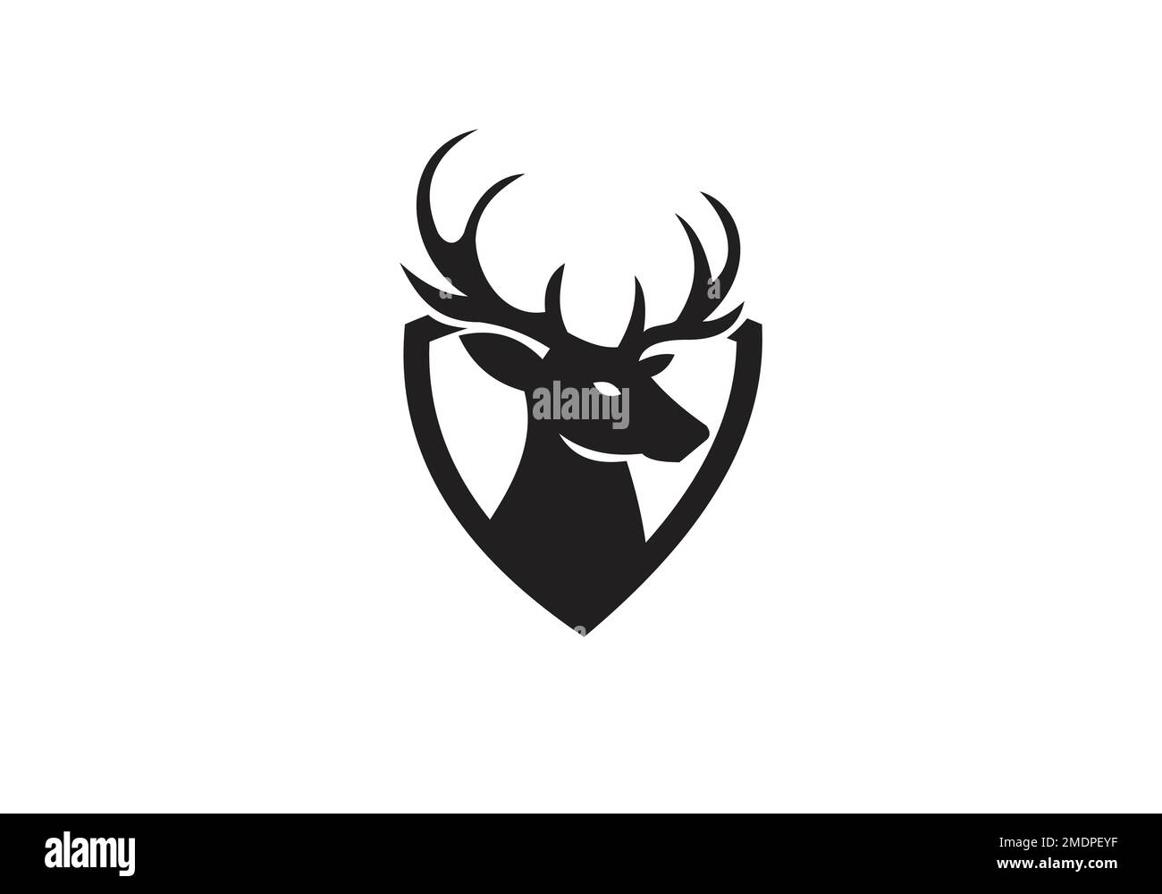 this is deer logo design Stock Vector Image & Art Alamy