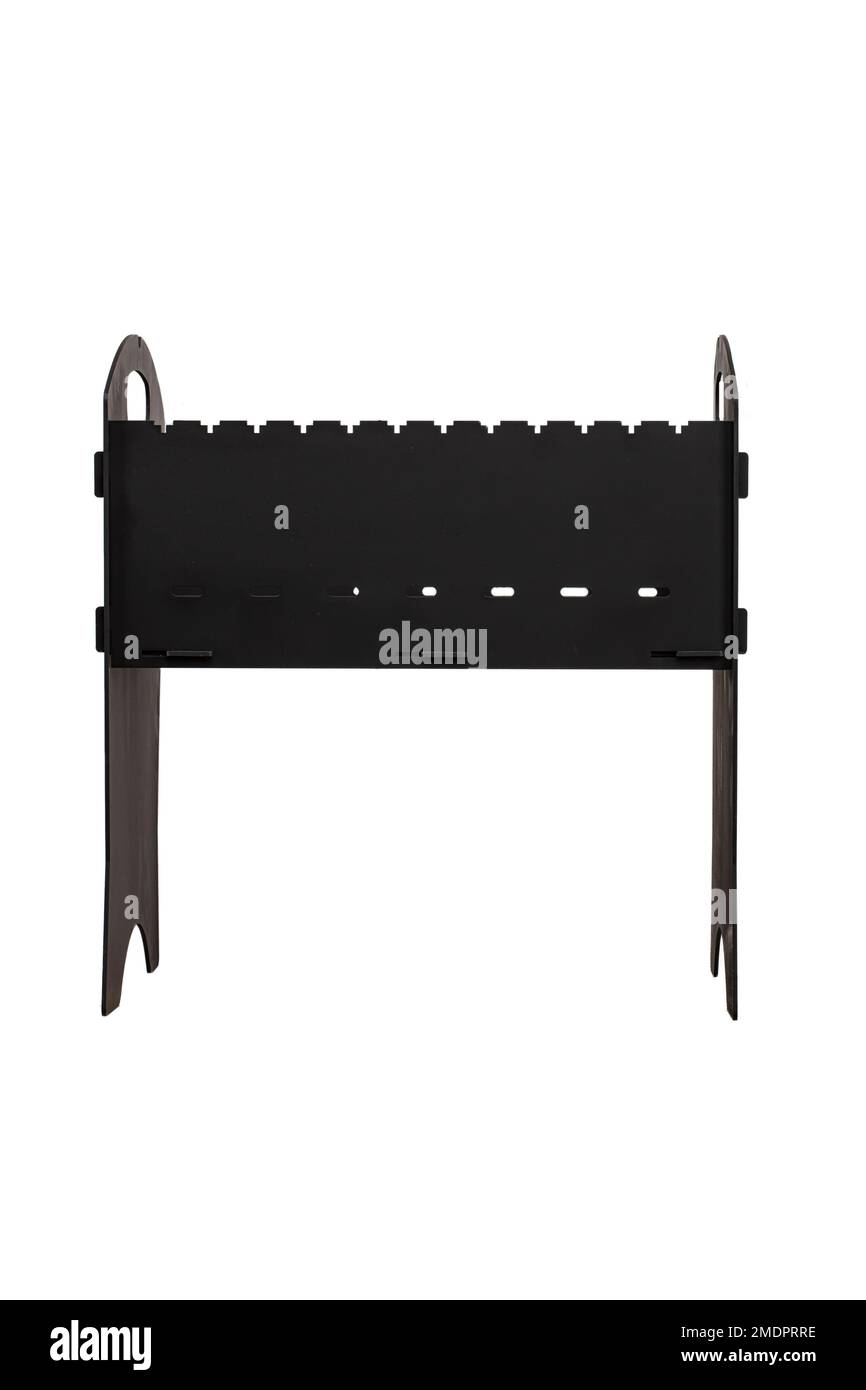 Metal brazier isolated on white background Stock Photo Alamy