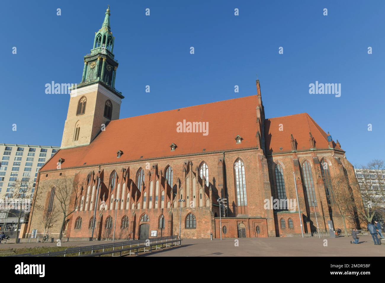 Marienkirche, KarlLiebknechtStrasse, Mitte, Berlin, Germany Stock