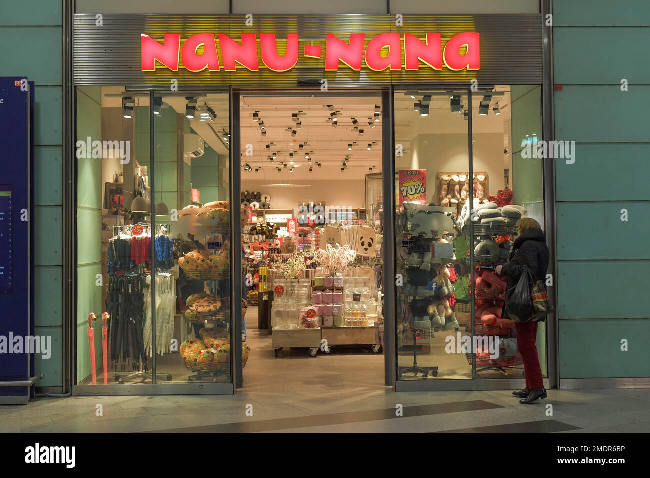 Nanu Nana, Shopfront at Friedrichstrasse Station, Mitte, Berlin, Germany Stock Photo