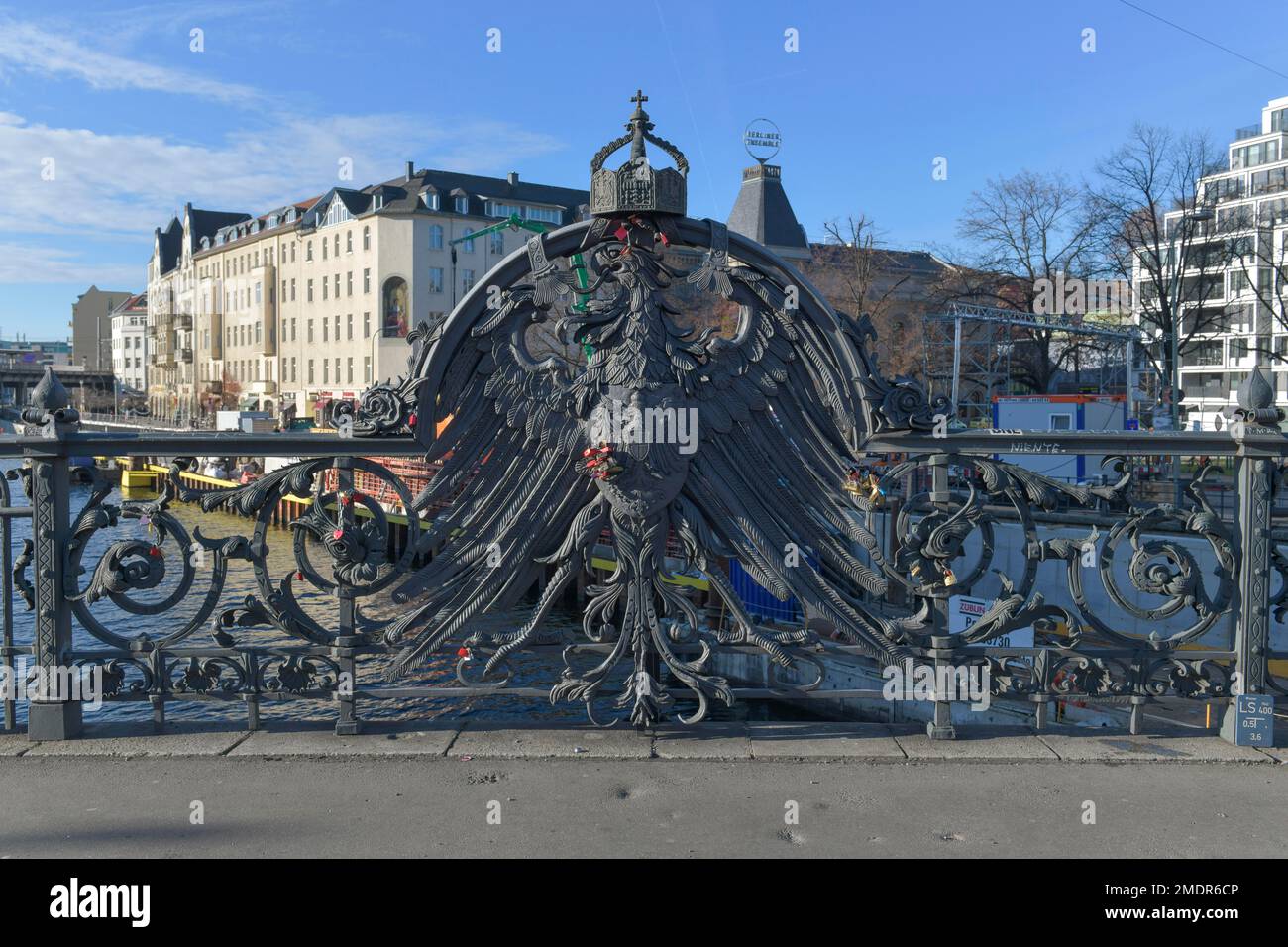 Weidendammer Bruecke Friedrichstrasse Mitte Berlin Germany Stock weidendammer-bruecke-friedrichstrasse-mitte-berlin-germany-stock