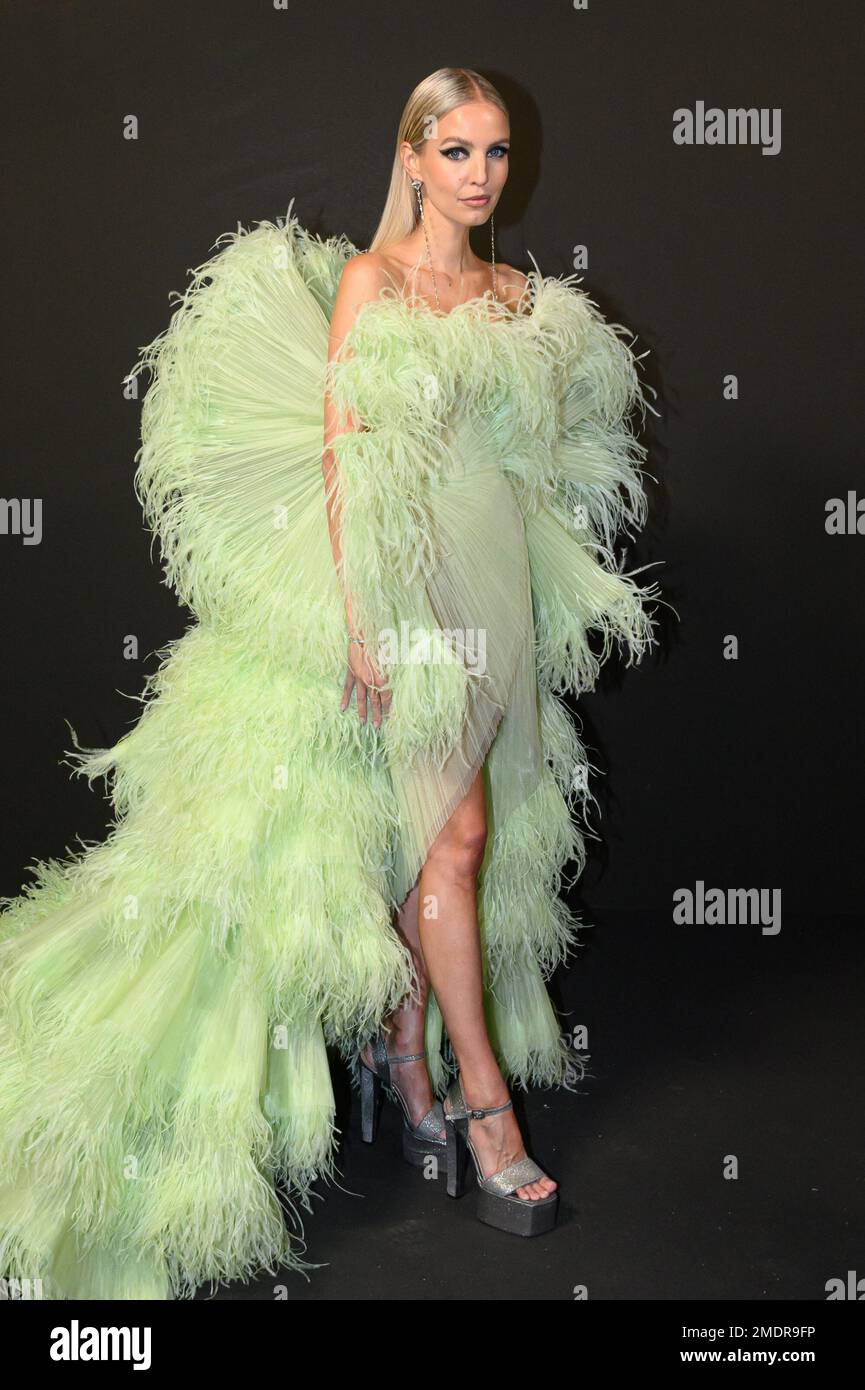 Paris, France. 23rd Jan, 2023. Leonie Hanne walks the runway during the