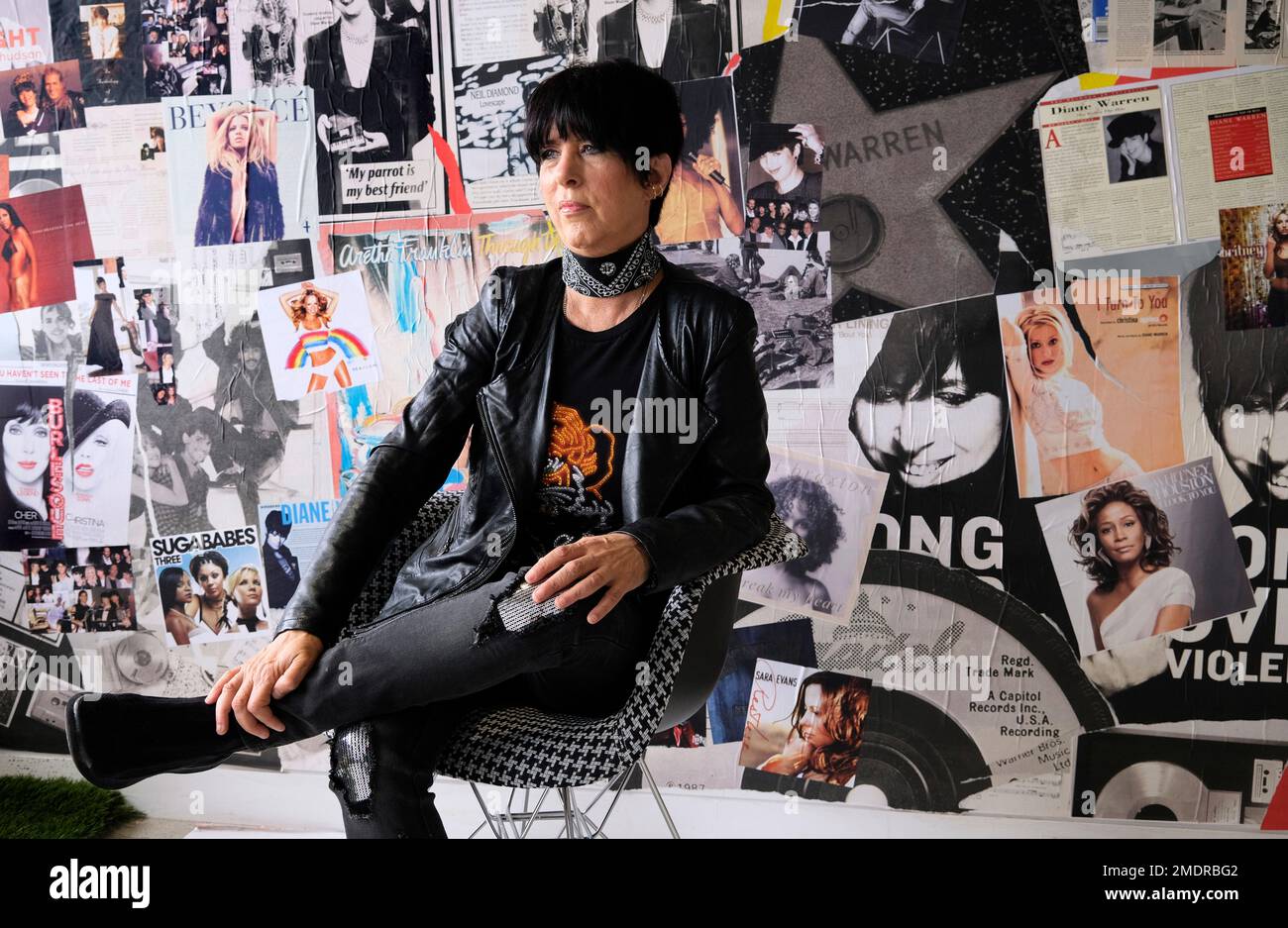 Songwriter Diane Warren poses for a portrait in her offices to promote