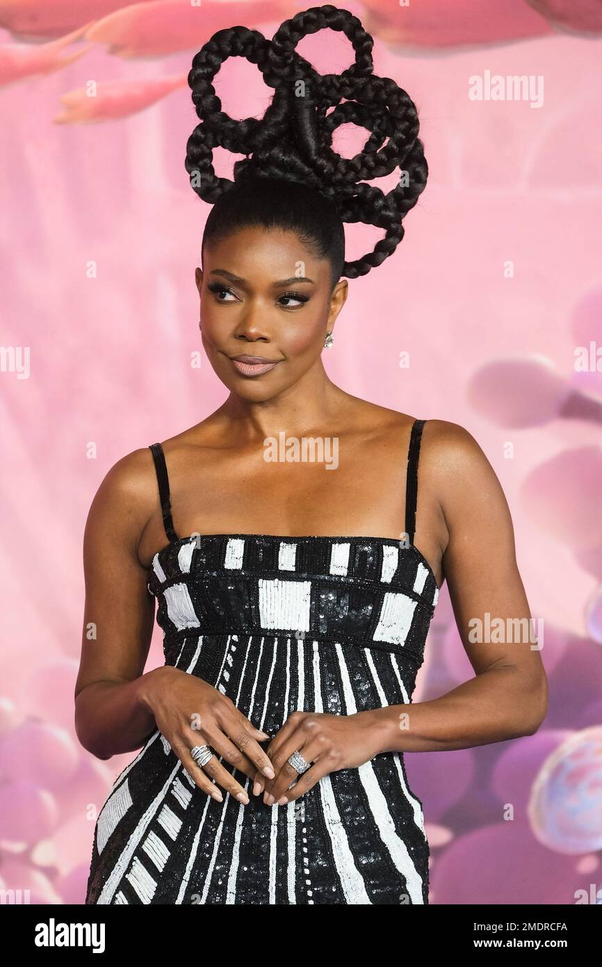 Gabrielle Union photographed during the held at Cineworld Leicester Square , London on Thursday 17 November 2022 . Picture by Julie Edwards. Stock Photo