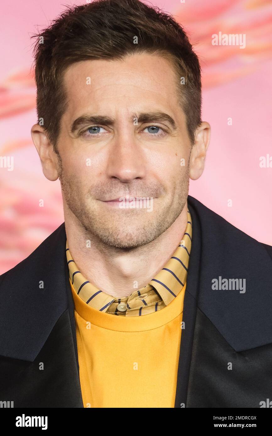 Jake Gyllenhaal photographed during the held at Cineworld Leicester Square , London on Thursday 17 November 2022 . Picture by Julie Edwards. Stock Photo