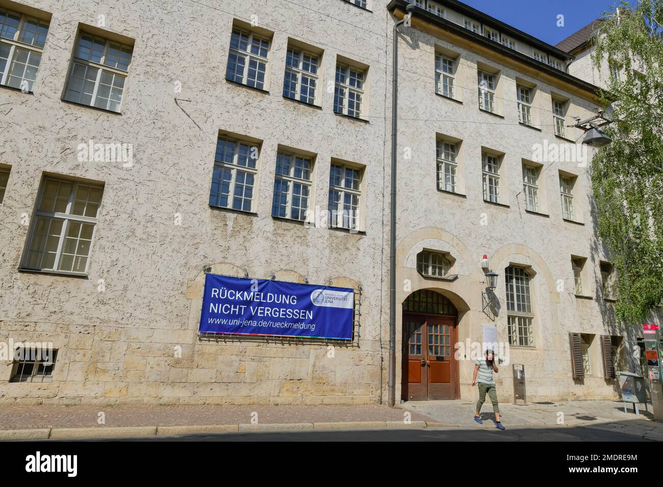 Main Building, Friedrich Schiller University Jena FSU, Fuerstengraben, Jena, Thuringia, Germany Stock Photo