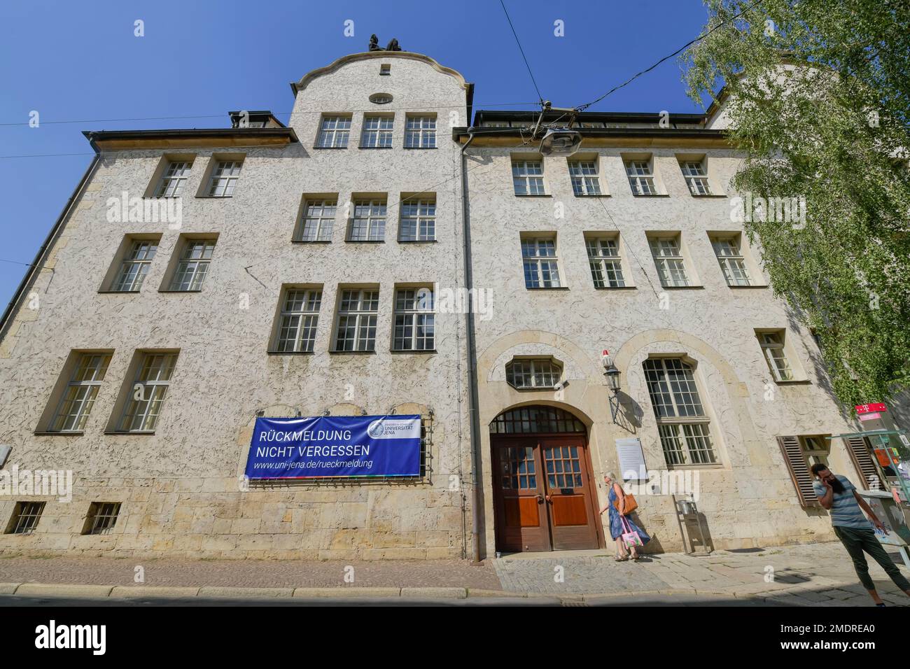 Main Building, Friedrich Schiller University Jena FSU, Fuerstengraben, Jena, Thuringia, Germany Stock Photo