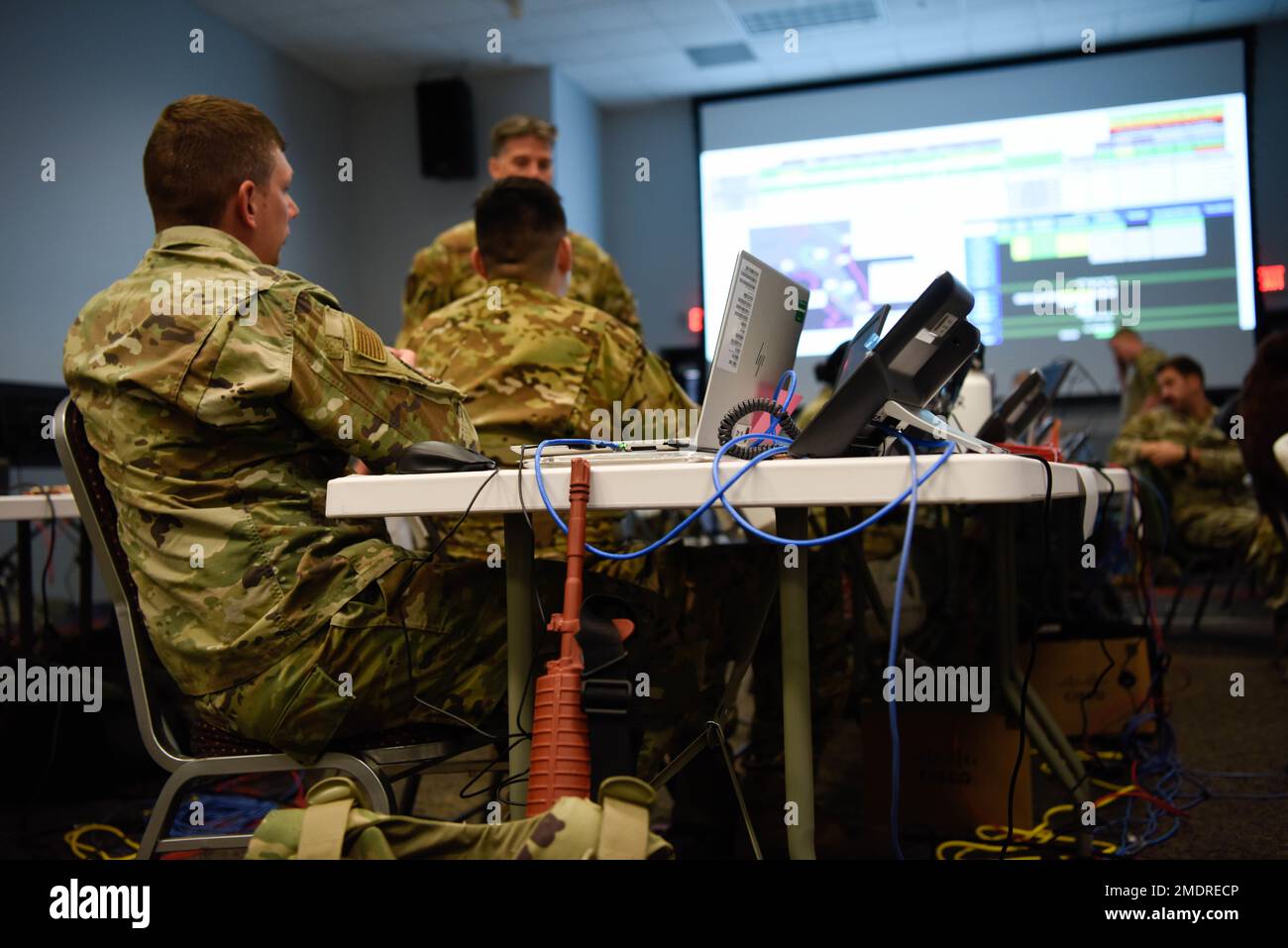 The 23rd Wing Astaff and special staff executes command and control
