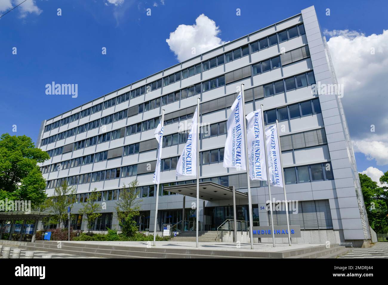 Publisher Editorial Office Lausitzer Rundschau, Strasse der Jugend, Cottbus, Brandenburg, Germany Stock Photo