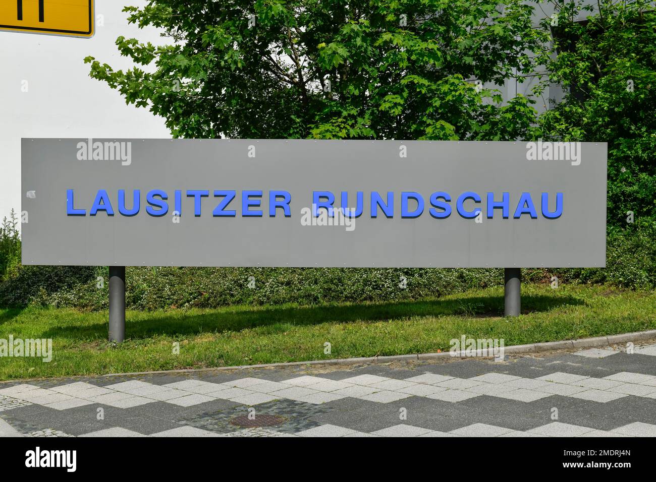 Publisher Editorial Office Lausitzer Rundschau, Strasse der Jugend, Cottbus, Brandenburg, Germany Stock Photo