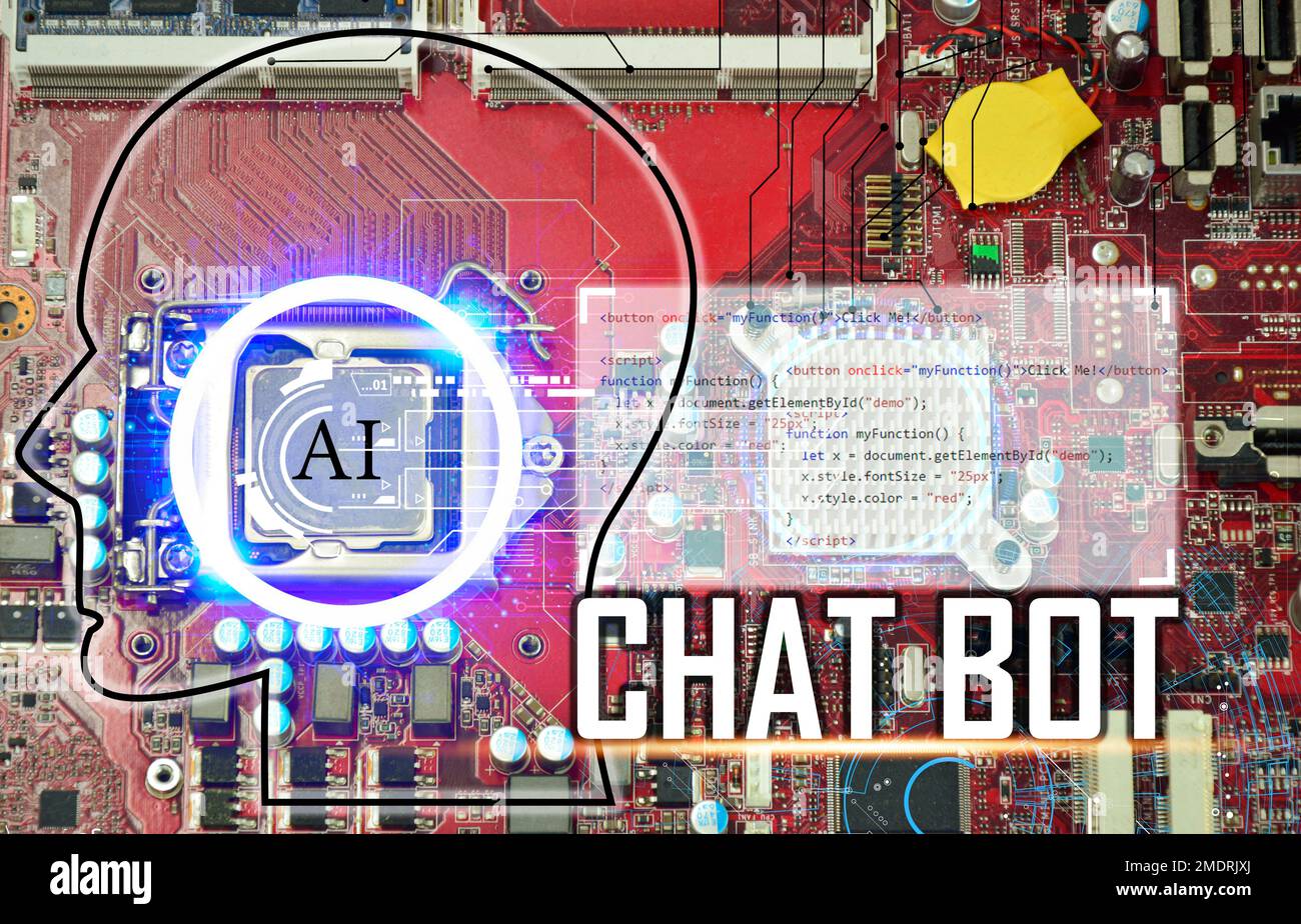 Conceptually, an AI chatbot or artificial intelligence that can ...