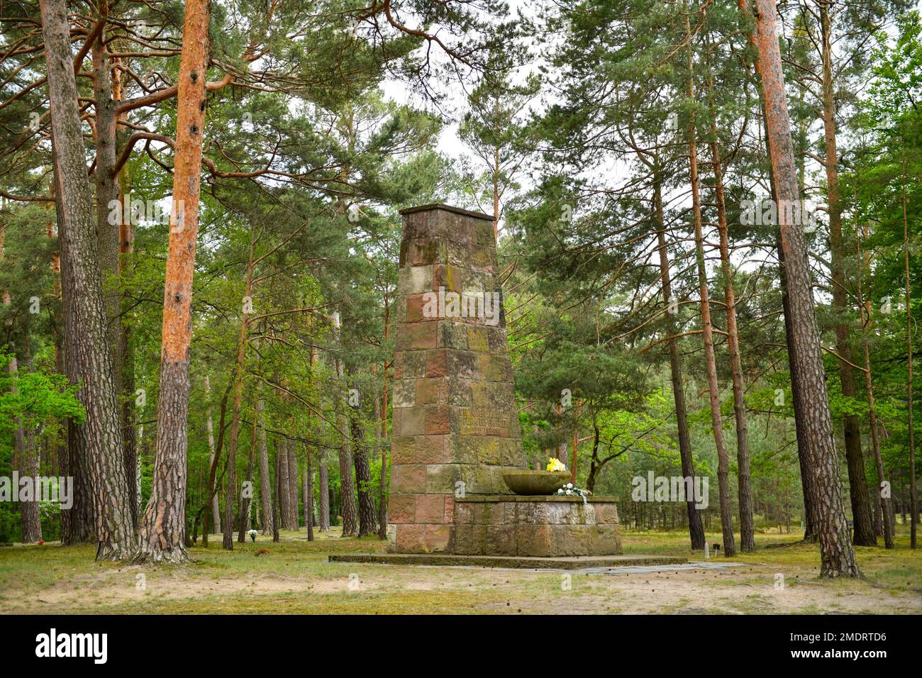 Memorial, Kesselschlacht bei Halbe, Brandenburg, Germany Stock Photo ...