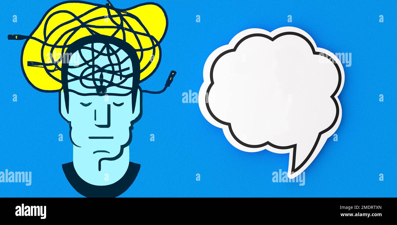 speech bubble and think concept Stock Photo - Alamy