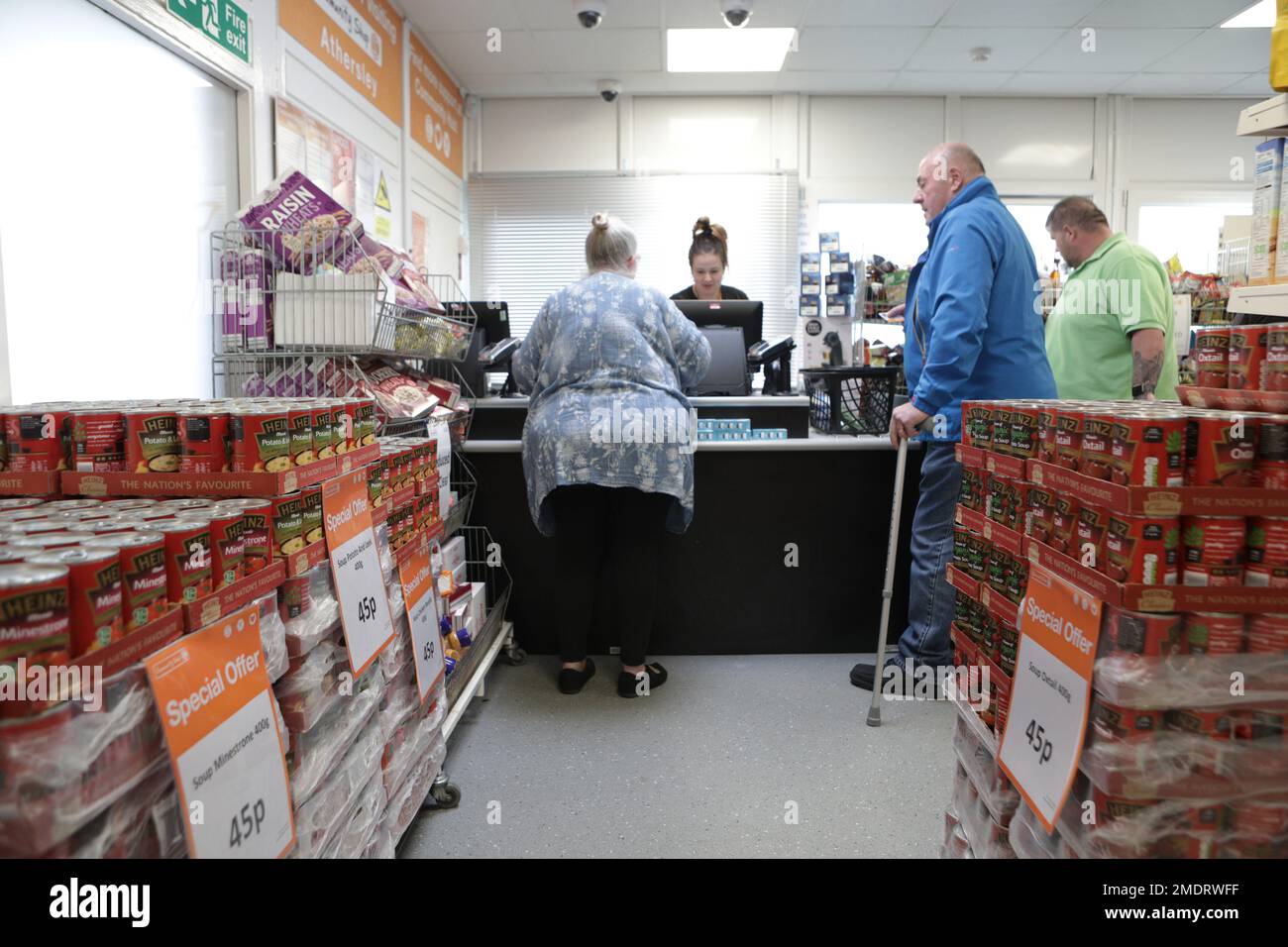 The Community Shop founded by John Marren, Athersley, Barnsley Stock Photo Alamy