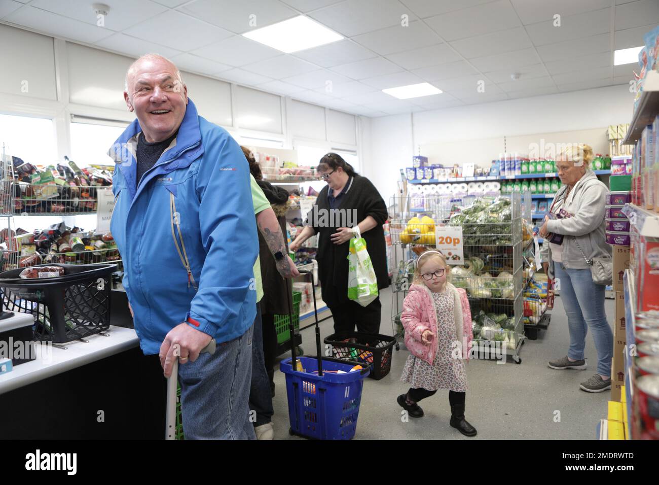 The Community Shop founded by John Marren, Athersley, Barnsley Stock Photo Alamy