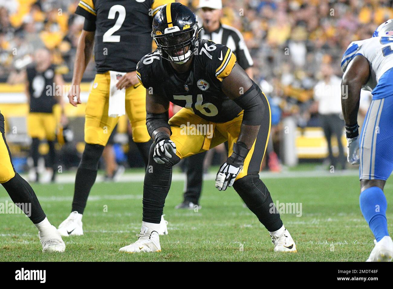 August 21st, 2021: Chukwuma Okorafor #76 during the Pittsburgh