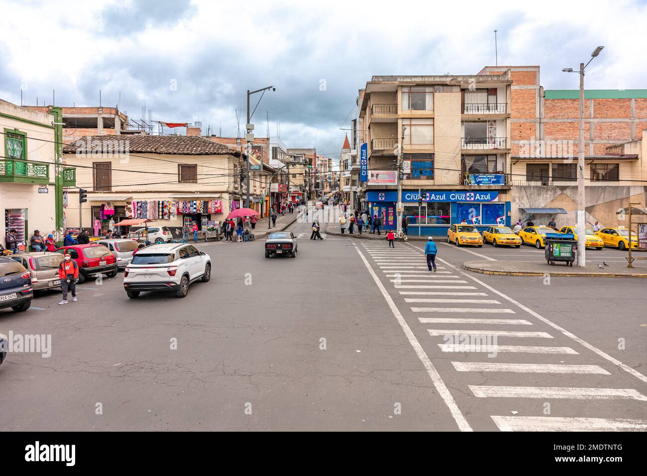 Tulcan, Ecuador - October 8, 2022: city in the south of america Stock Photo
